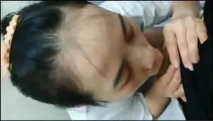 Nhân tình quảng nam lén lút bú bú cho anh người yêu trong phòng tắm